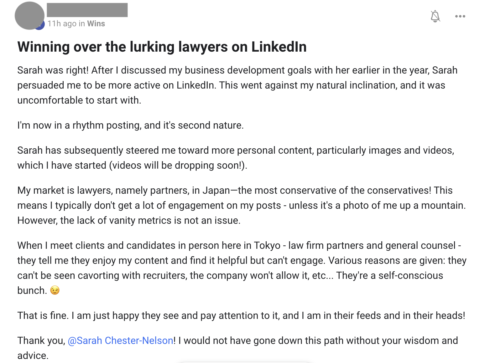 Paul Cochrane - Definitive Consulting - Winning over lurking lawyers - edited Paul Cochrane - Definitive Consulting - Winning over lurking lawyers - edited